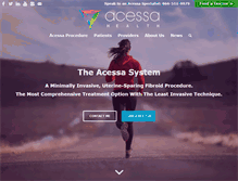 Tablet Screenshot of acessaprocedure.com